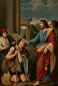 Uzdrowienie niewidomych autorstwa Lodovico after Carracci