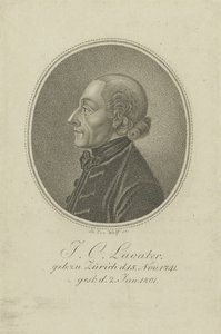 Portret poety i fizjognomisty Johanna Kaspara Lavatera 1741-1801, ok. 1930 r. 1810. autorstwa Loeser Leo Wolf