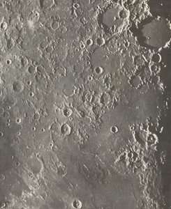 Photographie Lunaire Albategnius - Triesnecker - Manilius autorstwa Loewy et Puiseux