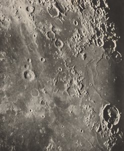 Capuanus Lunar Photography - Bouillaud - Gassendi autorstwa Loewy et Puiseux