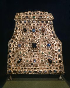 Sztuka Lombardzka. Relikwiarz zęba św. Jana Chrzciciela (VIII-IX w.). Skarb katedry de Monza.