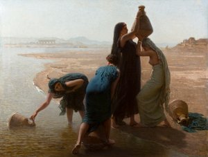 Francuski:  Femmes fellahs au bord du Nil
Hebrajski: נשים שואבות מים על שפת הנילוס