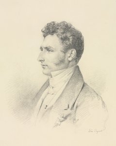 Portret dżentelmena, ca. 1835. autorstwa Léon Cogniet