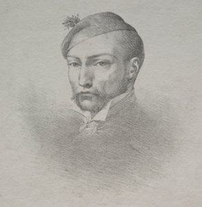 Théodore Géricault autorstwa Léon Cogniet