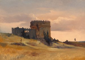 Grobowiec Cecylii Metelli, ok. 1930 r. 1830. autorstwa Léon François Antoine Fleury