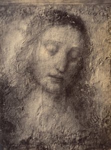 [Kopia głowy Chrystusa z „Ostatniej Wieczerzy” Leonarda da Vinci], 1857-61. autorstwa Léon Gérard