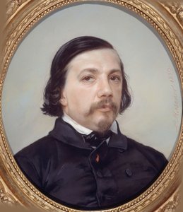 Portret poety Théophile Gautiera 1811-1872, 1850. autorstwa Léon Riesener