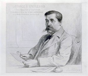 Georges duplessis autorstwa Leopold Flameng