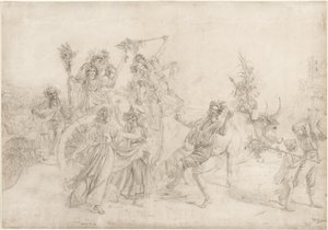 Pielgrzymi powracający ze święta Madonny dellArco, 1827 r. autorstwa Léopold Robert