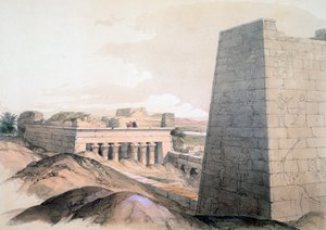 „Świątynia Edfu”, Egipt, XIX w. autorstwa Lord Wharncliffe