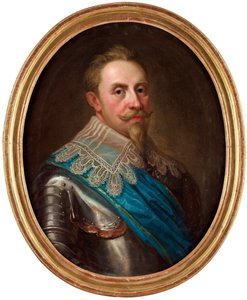 Portret Gustawa II Adolfa Szwecji (znanego jako Wielki lub Lew Północy)