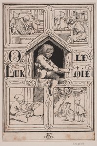 Ole Lukøye autorstwa Lorenz Frølich