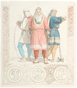 Ørvarodd, Holger Danske, Stærkodder autorstwa Lorenz Frølich