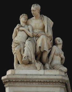 Pomnik hrabiego Nikołaja Nikiticha Demidowa na Piazza Demidoff we Florencji, 1830-1850