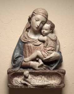 Madonna z Dzieciątkiem, c. 1450. autorstwa Lorenzo Ghiberti