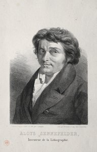 Aloys Senefelder. autorstwa Lorenzo II Quaglio