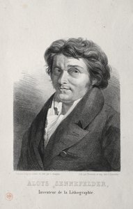 Aloys Senefelder autorstwa Lorenzo II Quaglio