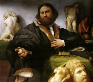 Andrea Odoni (1488-1545) autorstwa Lorenzo Lotto