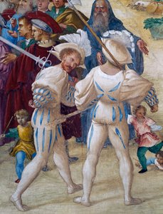 Męczeństwo św. Barbary, fragment z Opowieści św. Barbary autorstwa Lorenzo Lotto