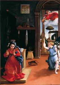 Zwiastowanie w Recanati autorstwa Lorenzo Lotto