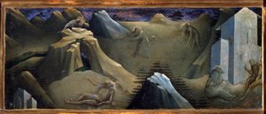 Epizod z życia św Onufrego lub Onufrego Obraz Lorenzo Monaco (1370-1423)
