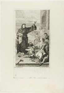 Cud św. Antoniego Padewskiego autorstwa Lorenzo Tiepolo