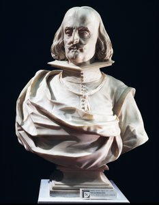 Marmurowe popiersie Domenico Petry, autorstwa Lorenzo Vaccaro (1655-1706), kościół św. Piotra w Maiella, Neapol, Włochy autorstwa Lorenzo Vaccaro