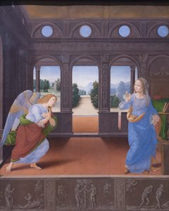 zwiastowanie autorstwa Lorenzo di Credi