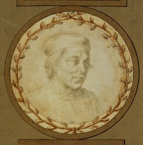 Popiersie mężczyzny z ... autorstwa Lorenzo di Credi