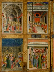 Relikwiarz drzwi Santa Maria della Scala. panel wewnętrzny