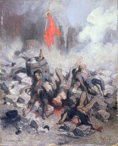 Ofiary na barykadzie w czerwcu 1848 r.
