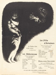 Córka Artabana, Mgławica, Nieznany dialog, 1896. autorstwa Louis Anquetin