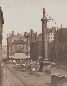 Bez tytułu Place des Cordeliers, c. 1852-1853. autorstwa Louis Antoine Froissart