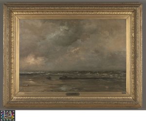 Pejzaż morski w De Panne autorstwa Louis Artan de Saint Martin