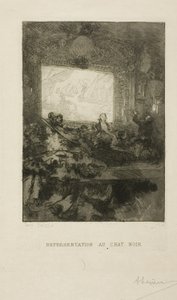W Chat Noir autorstwa Louis Auguste Lepère