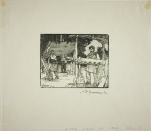 Lath-Makers autorstwa Louis Auguste Lepère