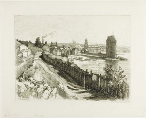 Saint-Servan autorstwa Louis Auguste Lepère