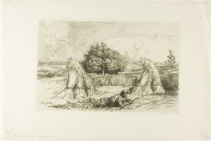 Snopy żyta autorstwa Louis Auguste Lepère