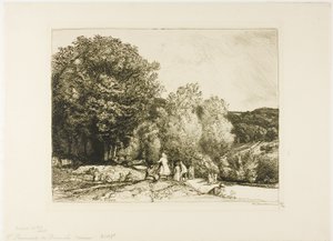 Niedzielny spacer autorstwa Louis Auguste Lepère