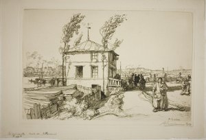 Tawerna w drodze do Billancourt autorstwa Louis Auguste Lepère