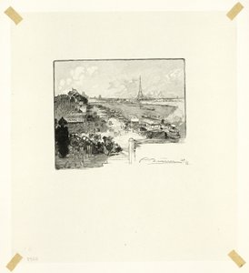 Świt, płyta czternasta z Le Long de la Seine et des Boulevards autorstwa Louis Auguste Lepère