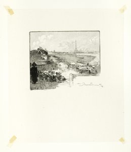 Świt, płyta czternasta z Le Long de la Seine et des Boulevards autorstwa Louis Auguste Lepère