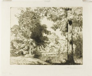 Krawędzie życia autorstwa Louis Auguste Lepère