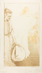 The Laundresses autorstwa Louis Auguste Lepère
