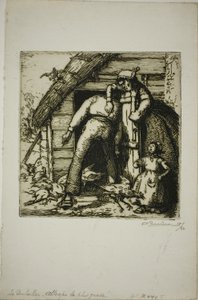 Poulterer autorstwa Louis Auguste Lepère
