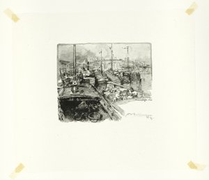 Villette Dock, płyta piąta z Le Long de la Seine et des Boulevards
