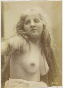 Studium modelki nago, biust widziany z przodu autorstwa Louis Bonnard