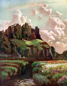 Zamek Harlech, Merionethshire, Walia, 1924-1926