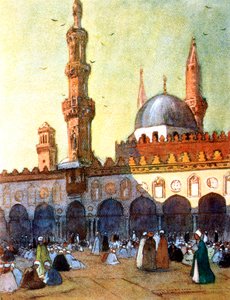 Meczet Al-Azhar, Kair, Egipt, 1928