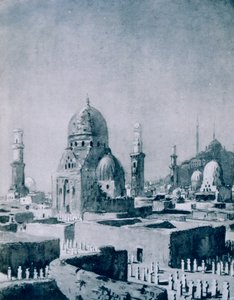 Grobowce kalifów, Kair, Egipt, 1928